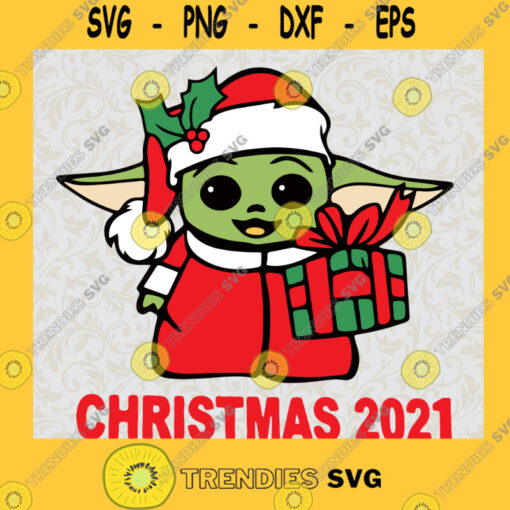 The Mandalorian The Child SVG PNG DXF EPS Cut Files Baby Yoda Christmas SVG Star Wars SVG