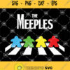 The Meeples Abbey Road Svg Boardgame Geeks And Tabletop Gamers Gift Svg Meeple And Boardgaming Printable Svg