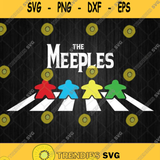 The Meeples Of Abbey Road Svg Png Silhouette Cricut File Dxf Eps