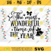 The Most Wonderful Time Of The Year SVG Cut File Christmas Svg Christmas Decoration Merry Christmas Svg Christmas SignSilhouette Cricut Design 1492 copy
