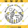The Mountains are Calling Decal Files cut files for cricut svg png dxf Design 158