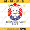 The Patriot Party Lion SVG MAGA Lion Svg Patriot Party PNGsvg digital file 463