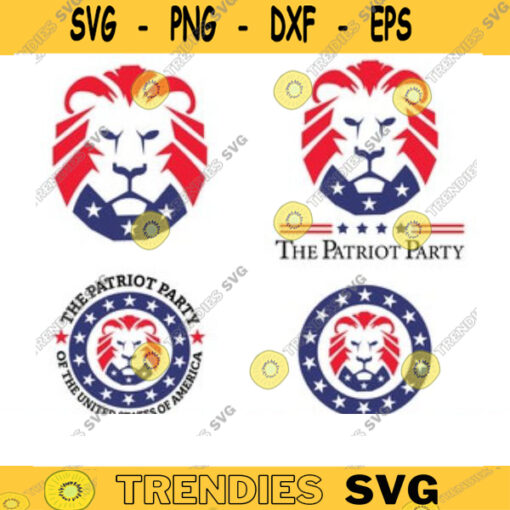 The Patriot Party SVG lion patriot party svg trump lion patriot party svg Patriot Party America Pro svg Patriot Party Lion Trump MAGA Design 168 copy