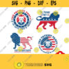 The Patriot Party svg Bundle download Patriot Party SVG NEW Patriot Lion svg for Cricut Decal HTV Vinyl t shirt Red White Blue 119