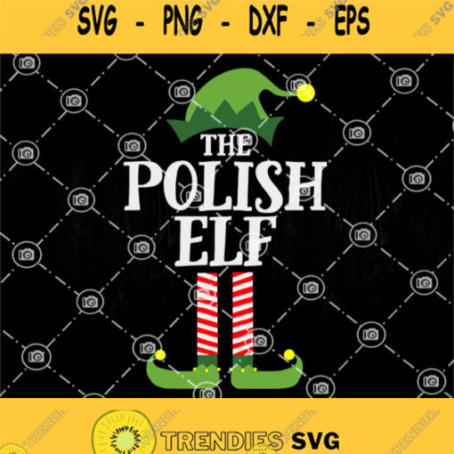 The Polish Elf Svg Elf Christmas Svg Christopher Elf Leg Svg Merry Christmas Svg