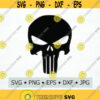 The Punisher Logo SVG EPS PNG jpg dwg Digital Download Digital Vector Clipart Print Design 1837