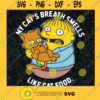 The Simpsons Ralph Shirt My Cats Breath Smells Like Cat Food SVG Digital Files Cut Files For Cricut Instant Download Vector Download Print Files