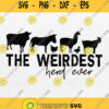 The Weirdest Herd Ever Svg Funny Animal Svg Png Silhouette Clipart
