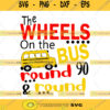 The Wheels On The Bus SVG DXF EPS png Files for Cutting Machines Cameo or Cricut Preschool Svg Nursery Rhyme Svg School Svg Boy Svg
