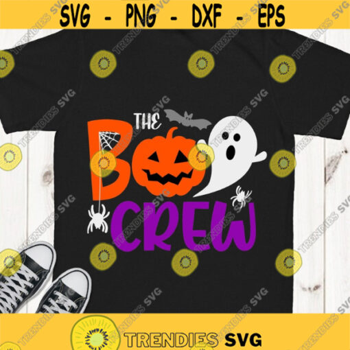 The boo crew SVG Halloween SVG Boo SVG Halloween Kids shirt digital cut files