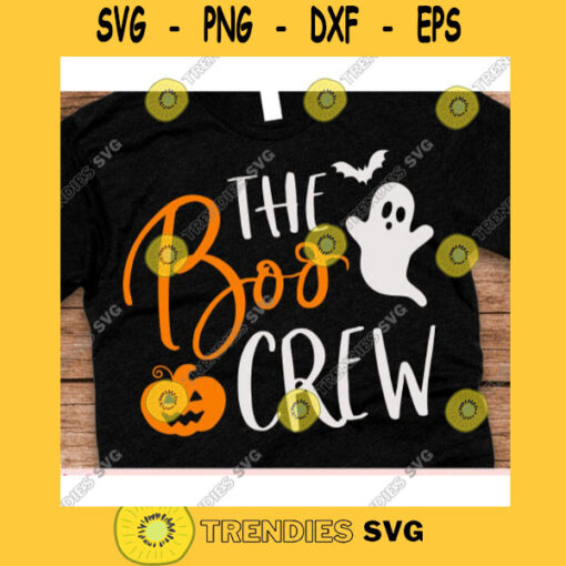 The boo crew svgHalloween quote svgHalloween shirt svgHalloween decor svgFunny halloween svgHalloween 2020 svg