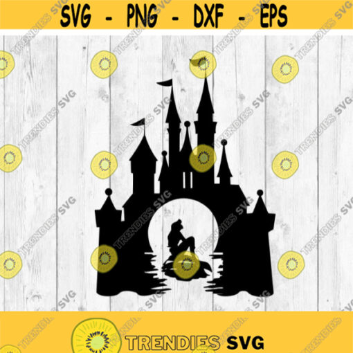 The little Mermaid svg Disney Castle Svg Disney Castles SVG Princess Castle SVG Disney SVG Disney Svg Files