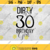 Thirty Birthday SVG 30th Birthday svg Dirty 30 svg 30 Birthday svg Thirty png dxf eps Design 42