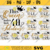 This Queen is Fabulous Birthday 40 49 Birthday Svg Bundle Birthday Girl 40 41 42 43 44 45 46 47 48 49 Svg Files for Cricut 134 copy