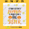 This little pumpkin is going to be big sister svgPromoted to big sister svgHalloween shirt svgFunny halloween svgHalloween 2020 svg
