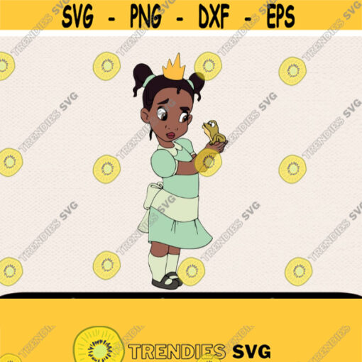 Tiana Little Princess Svg Tiana Svg Disney Princess Svg Disney Svg Princess Svg Cricut Files Cut Files Svg For Girl Svg For Mom Design 153