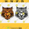 Tiger Animal Svg File Tiger Clipart Tiger Png Tiger Cut Files Tiger Stencil Wild Animal Svg Animal Svg Tiger Cat SvgDesign 893