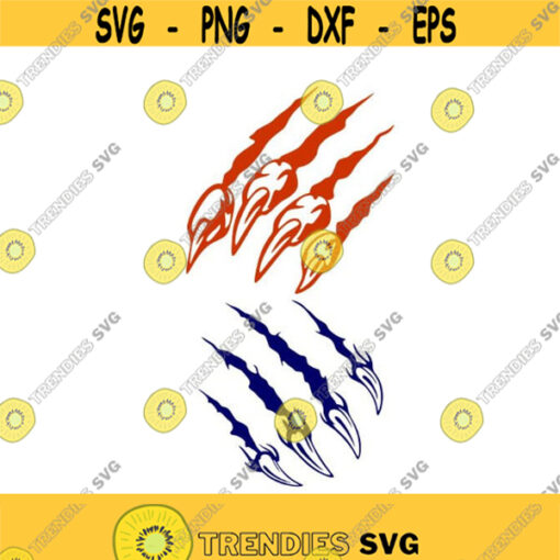 Tiger Bear Claw Animal Cuttable Design SVG PNG DXF eps Designs Cameo File Silhouette Design 203