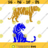 Tiger Zoo animal cuttable Design SVG PNG DXF eps Designs Cameo File Silhouette Design 1035