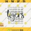 Tigers Cheer Svg Tiger Pride School Spirit Png Tigers Baseball Svg Football Tigers Echo Logo Cricut Cut File Svg Tigers T Shirt Design Design 203