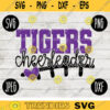 Tigers Cheerleader SVG Team Spirit Heart Sport png jpeg dxf Commercial Use Vinyl Cut File Mom Dad Fall School Pride Football Mom 962