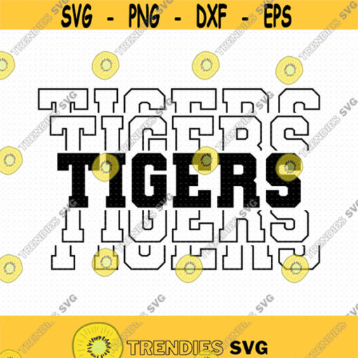 Tigers Svg Tigers Mascot Svg Go Tigers Svg Tigers Svg Cut File Sports Team Svg Tigers Pride Svg Tigers Typography Svg Design 427