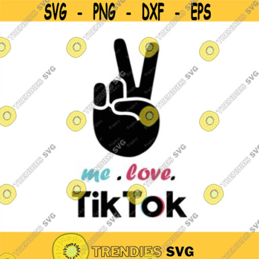 Tiktok King SVG PNG PDF Cricut Silhouette Cricut svg Silhouette svg Social media Svg Tiktok Queen Svg Tiktok Lover Design 2699