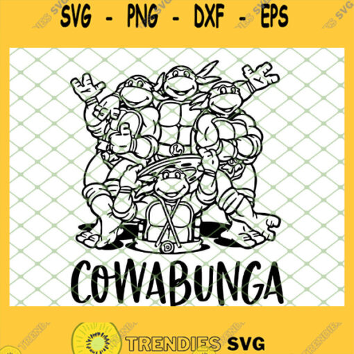 Tmnt Cowabunga SVG PNG DXF EPS 1