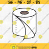 Toilet Paper SVG Toilet Paper Roll Clipart Bathroom Cut Files Svg Eps Dxf Png AI CDR Studio3 Instant download. Design 108