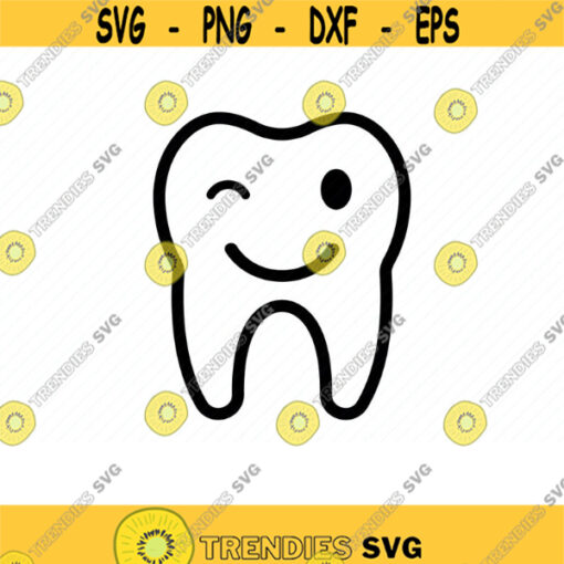 Tooth Smile SVG. Tooth Cutting file. Teeth svg. Tooth Decal. Tooth Silhouette. Tooth Print. Clipart. Tooth Cricut. Tooth Png. Tooth Vector.