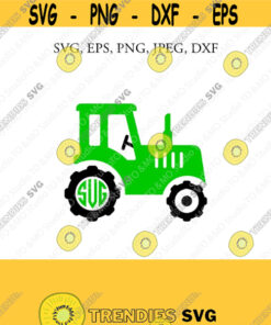 Tractor SVG Tractor Monogram Svg Tractor Clipart Tractor Tractor Print Tractor Cut files SVG Files Cricut Silhouette Cut Files