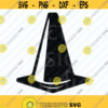 Traffic Cone SVG Files for cricut Cone Vector Images Silhouette Traffic cone Clipart Stencil Eps Dxf Clip Art construction cone png Design 376