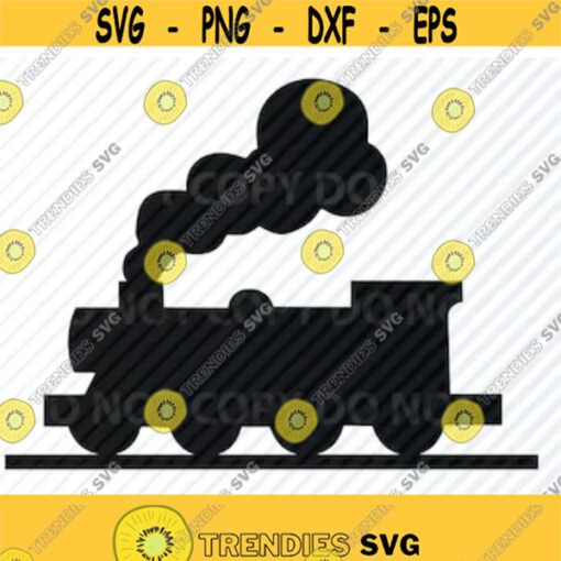 Train 2 SVG Files for Cricut Locomotive SVG Vector Images Silhouette Clipart Cutting Files Steam engine Eps Png Dxf Clip Art Design 426