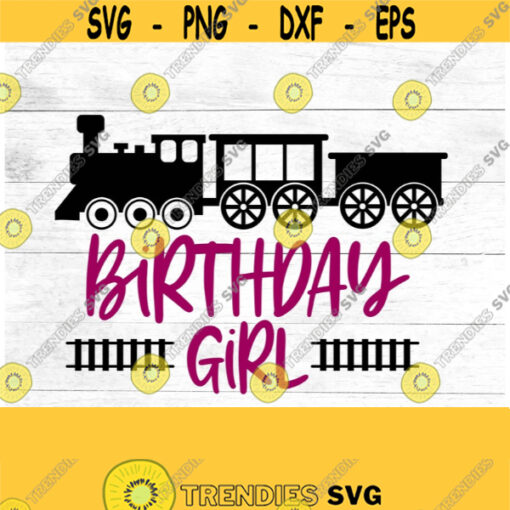 Train birthday party SVG birthday girl Chugga Chugga digital download Railroad crossing Train Party Design 140