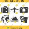 Travel svg png dxf Cutting files Cricut Funny Cute svg designs print for t shirt bundle svg Design 73