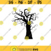 Tree svg Tree Silhouette SVG Files For Cricut Halloween SVG