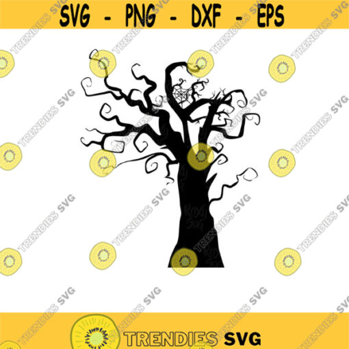 Tree svg Tree Silhouette SVG Files For Cricut Halloween SVG