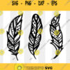 Tribal Feathers Svg Feather Svg Feather Dxf Tribal Feather Png Svg files for Cricut Silhouette Sublimation Designs Downloads