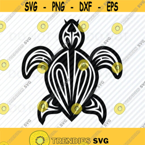 Tribal Turtle SVG Tortoise design Vector Images Silhouette Clip Art SeaTurtles SVG Files For Cricut Eps Png dxf Stencil ClipArt Design 455