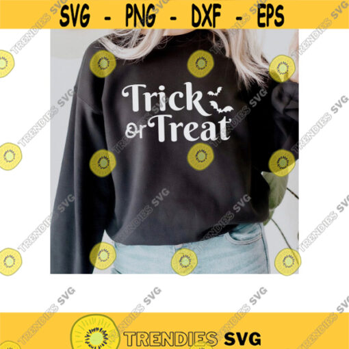 Trick Or Treat SVG. Halloween Svg. Spooky Svg. Witches Svg. Salem Svg. Boo Svg. Fall Svg. Halloween Quote Svg. Ghost Svg. Dxf for Cricut.