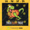 Trick Rawr Treat SVG Pumpkin SVG Dino SVG T Rex SVG Halloween SVG Cut File Instant Download Silhouette Vector Clip Art