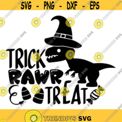 Trick Rawr Treat Svg Halloween Svg Halloween Dinosaur Svg Trick Or Treat Svg Candy Corn Svg silhouette cricut files svg dxf eps png .jpg