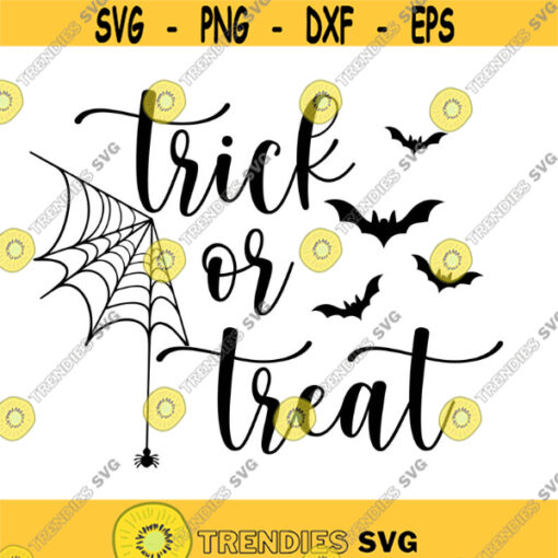 Trick or Treat Decal Files cut files for cricut svg png dxf Design 371