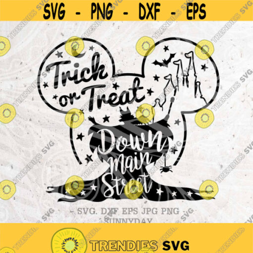 Trick or Treat SvgSpooky svg Boo SvgWitch SvgHalloween Svg File DXF Silhouette Print Cricut Cutting SVG T shirt DesignHalloween Shirt Design 489