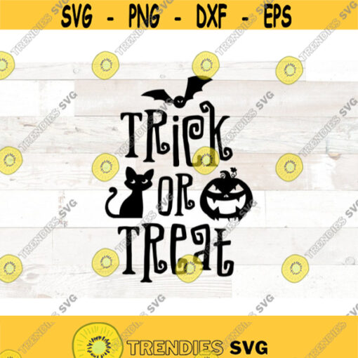 Trick or Treat sign svg Halloween svg Halloween png wicked svg trick or treat svg halloween sublimation svg Files for shirt Design 390
