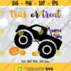 Trick or treat SVG Halloween SVG Halloween Monster Truck svg Boy Trick or Treat shirt design Candy svg Monster truck svg dxf png jpg Design 142