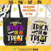Trick or treat bag SVG Bag for treats SVG Kids Halloween treat bags Halloween SVG