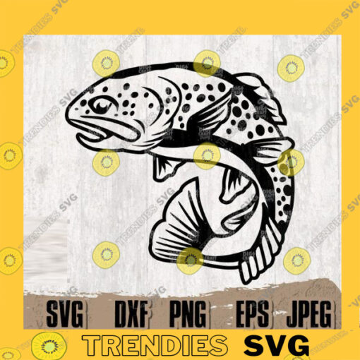 Trout Fish 2 Digital Download Svg Trout Fish svg Trout Fish Png Trout fish Cut Files Trout fish Clipart Fish Svg Fish Clipart Fishing copy