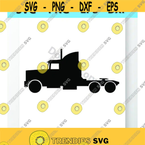 Truck Cab SVG Files Vector Images Silhouette Mack Truck Clipart Cutting Files SVG Image For Cricut Stencil vinyl files Eps Png Dxf Design 489