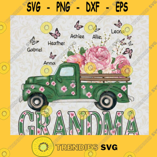 Truck Grandma Svg American Nana Svg Mothers Day Svg Best Nana Ever Svg